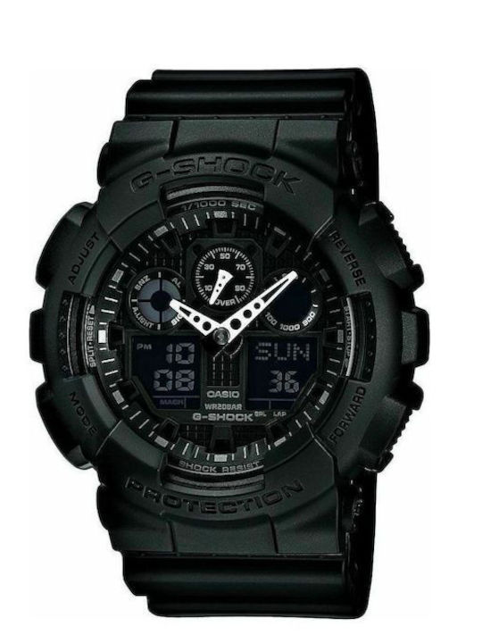 Casio Ανδρικό Ρολόι Χρονογράφος Μπαταρίας με Μα...