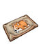 Non-Slip Toilet Bath Mat Orange 40x60cm
