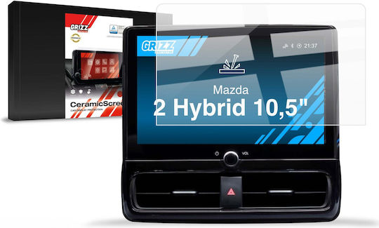 GrizzGlass Folie ceramică GrizzGlass Cardisplay Protecție Mazda 2 Hybrid 10.5" 2022-2026
