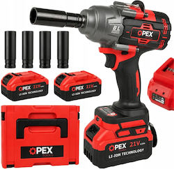 Opex Tools OPX28039 Μπουλονόκλειδο 21V 2x3Ah 1/2" Opex Tools OPX28039 Μπουλονόκλειδο 21V 2x3Ah 1/2"