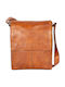 Leather Men's Shoulder / Crossbody Bag Tabac Brown