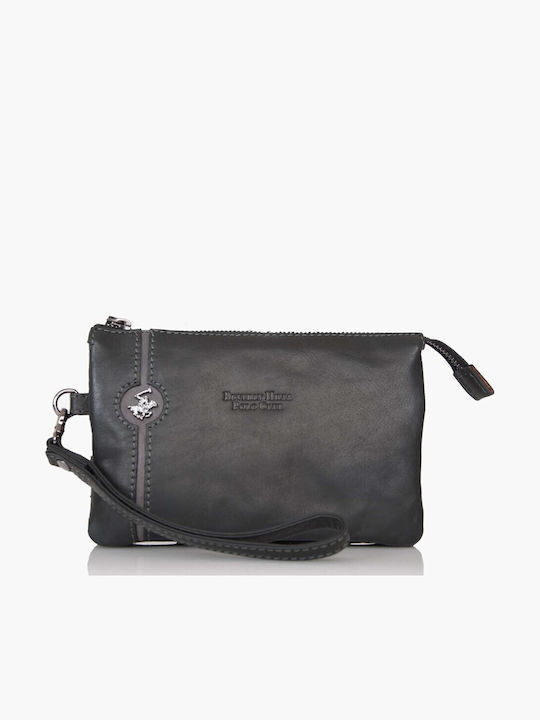 Leather Men's Handbag Black