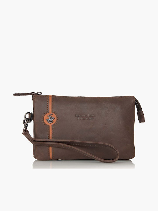 Beverly Hills Polo Club Leather Men's Handbag B...