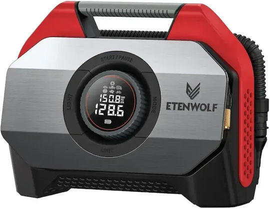 Etenwolf S6 Autoreifenpumpe 160PSI mit Kabel 12V
