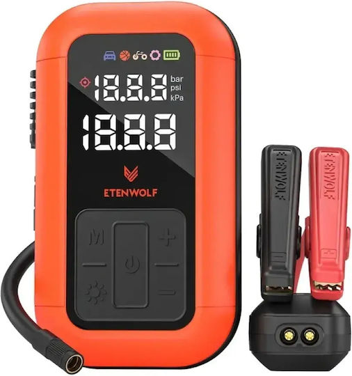 Etenwolf X6 Pro Autoreifenpumpe 160PSI Wiederaufladbar 12V