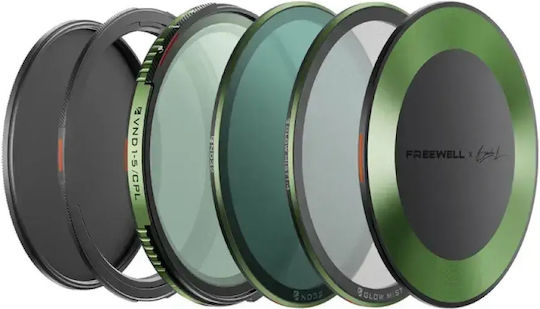 Freewell Комплект Филтри Променлива ND / CPL / ND / Цветен Диаметър 82mm За Фотообективи