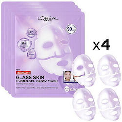L'Oreal Paris Filler Glass Skin Маска за лице 4 бр x 25gr L'Oreal Paris Filler Glass Skin Маска за лице 4 бр x 25gr