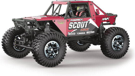 Maverick Flux RC Car Crawler Red