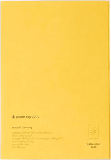 Paper Republic Caiet cu Pagini Albe Alb