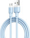 XO Regular USB 2.0 to micro USB Cable Μπλε 1m NB208MicroBlue 1τμχ