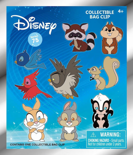 Monogram International, Inc Disney Classics - Woodland Characters Bag Clip Keychain (Random Content) (Miscellaneous Designs)