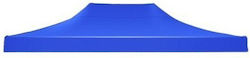 Pavillonabdeckung Blau mit PVC-Beschichtung 4,3x2,9m