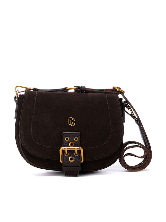 Leder Damen Handtasche Crossbody Braune