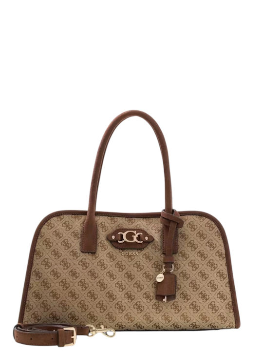 Samantha Knitted Women's Tote Bag Brown