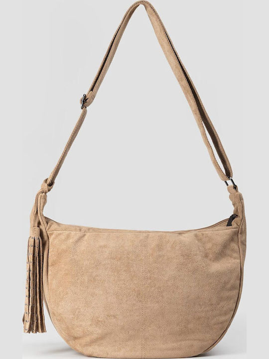 Damen Hobo-Tasche aus Wildleder Puro