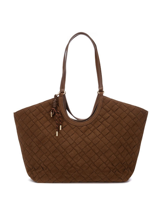 Damen Schulter- / Hand- / Crossbodytasche Camel