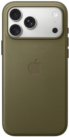 Apple TechWoven Case with MagSafe Back Cover Σιλικόνης Olive (iPhone 18 Pro Max)