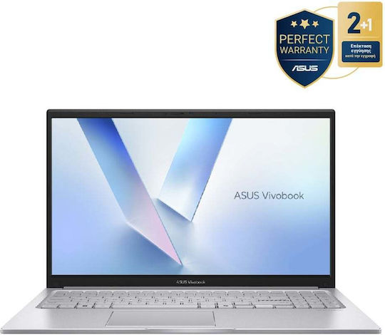 Asus Vivobook 15 X1504MA-BQ759W 15.6" Vollständige HD (Kern 5-315/8GB/512GB SSD/Windows 11 Startseite) Kühles Silber (Internationales Englisch Tastatursprache)