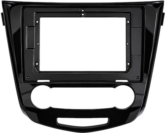 VenCore 3550-0004b DIN-Verkleidungsplatte 10.1 Zoll Kabelsatz & Canbus Box Nissan Qashqai 2014-2021 Schwarz