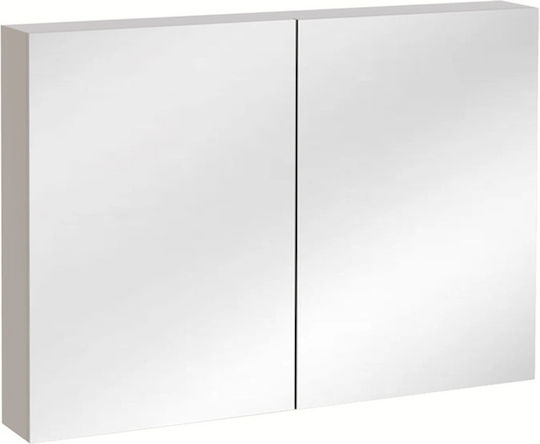 Karag Dyma Ορθογώνιος Καθρέπτης Μπάνιου 90x15cm Καφέ