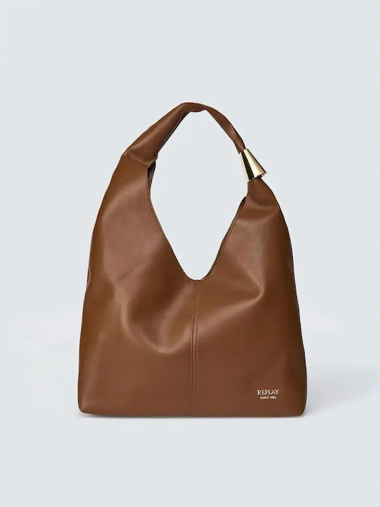 Replay Women's Hobo Bag Brown Replay Women's Hobo Bag Brown
