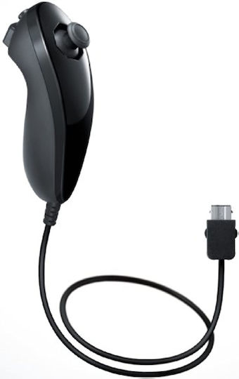 Nunchuck Ενσύρματο Gamepad για Wii / Wii U Μαύρο