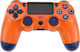 Doubleshock Ασύρματο Gamepad για PS4 Sunset Orange