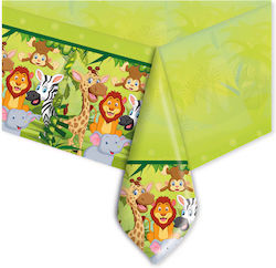 Party Tablecover Jungle Animals Plastic 270x140cm