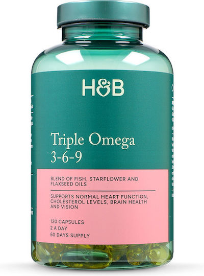 Holland & Barrett Ωμέγα 3 Ιχθυέλαιο / Λινέλαιο 120 κάψουλες