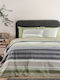 Palamaiki Flannel Beauty Σετ Παπλωματοθήκη Βαμβακερή 170x250cm Μονή με Μαξιλαροθήκη Πράσινη