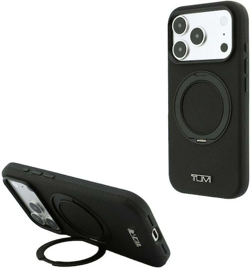 Tumi Ballistic Husă Ring Stand Magsafe iPhone 18 Pro 17 Pro Neagră