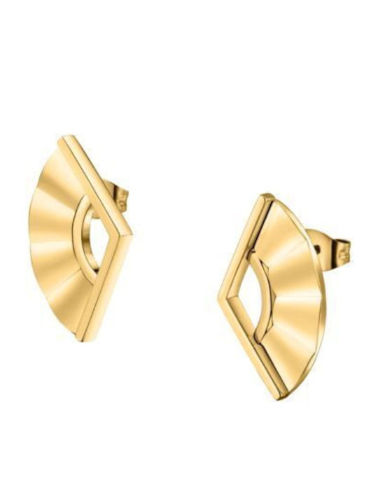 Karl Lagerfeld Charms Earr Ss Yg 2.2cm