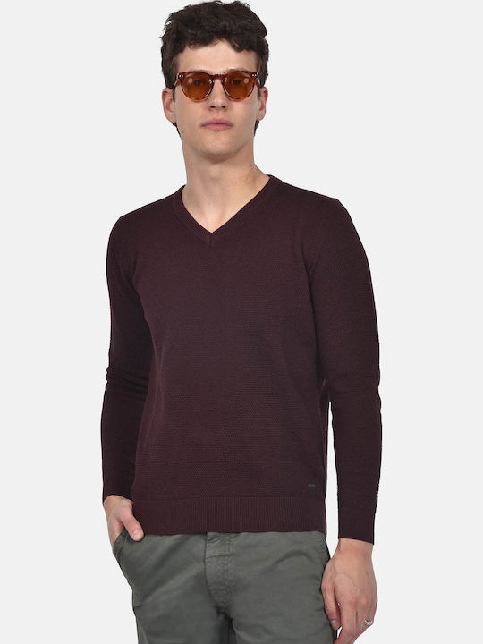 Berto Lucci Eggplant Sweater