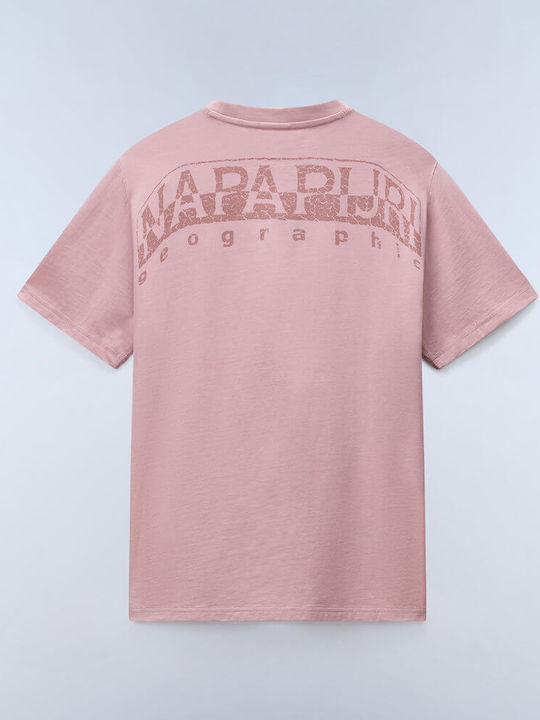 Napapijri T-shirt Pink Woodrose