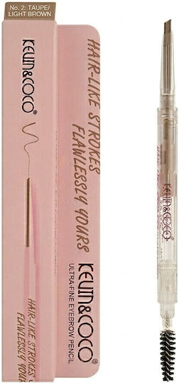 Kevin&Coco 2in1 Eyebrow Pencil Light Brown