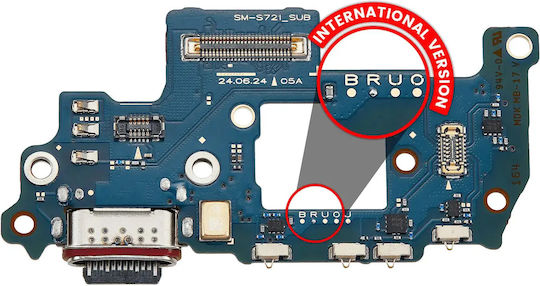 Charging Port Board Samsung Galaxy S24 FE 5G S721R International Version Premium