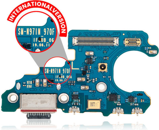 Charging Port Board Samsung Galaxy Note 10 N970f International Version Premium