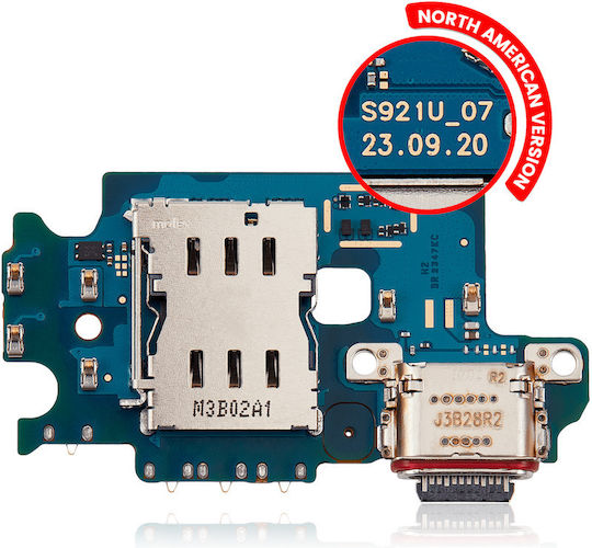 Charging Port Board Sim Card Reader Samsung Galaxy S24 5G S921U US Version Premium