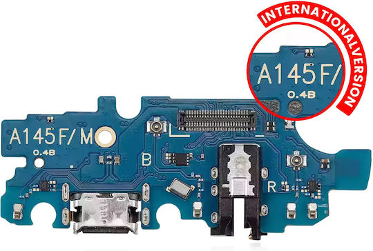 Ladungsanschlussplatte Samsung Galaxy A14 A145f 2023 Internationale Version Aftermarket Plus