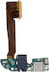 Charging Port Flex Cable Htc M8 Double Antenna Connector