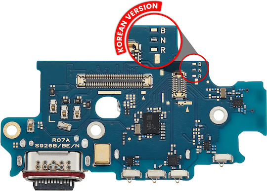 Charging Port Board Sim Card Reader Samsung Galaxy S24 Plus 5g S926n Korean Version Premium