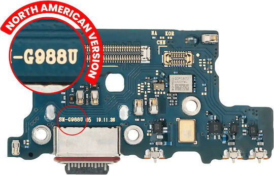 Charging Port Board Samsung Galaxy S20 Ultra G988u Versiunea SUA Premium