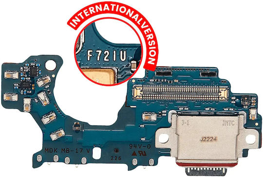 Платка за порт за зареждане Samsung Galaxy Z Flip 4 F721b Международна версия Премиум