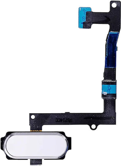 Home Button Flex Cable Samsung Galaxy S6 Edge Plus White Pearl