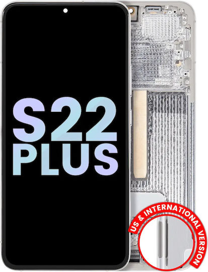 Oled Assembly Frame Samsung Galaxy S22 Plus 5g Service Pack White