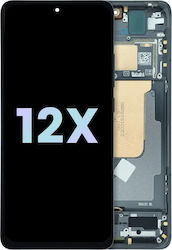 OLED модул с рамка Xiaomi 12x сервизен пакет сив OLED модул с рамка Xiaomi 12x сервизен пакет сив