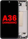 OLED сглобка с рамка Samsung Galaxy A36 5G A366 2025 Aftermarket Plus Черен