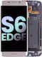 Oled Assembly Frame Samsung Galaxy S6 Edge Cdma Verizon Sprint Service Pack Gold
