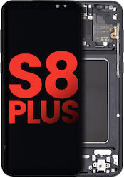 Oled Assembly Frame Samsung Galaxy S8 Plus Aftermarket Plus Midnight Black