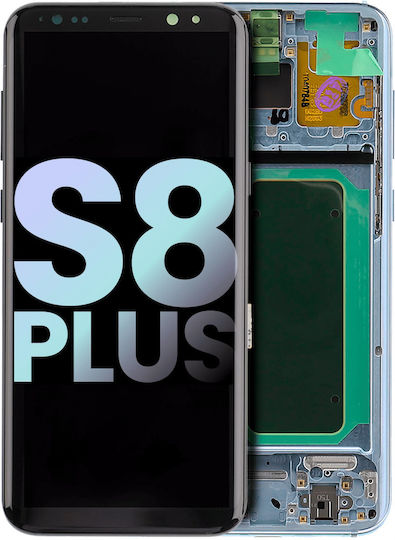 Oled Assembly Frame Samsung Galaxy S8 Plus Service Pack Coral Blue